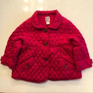 VGUC Baby GAP Bright Red Quilted Jacket